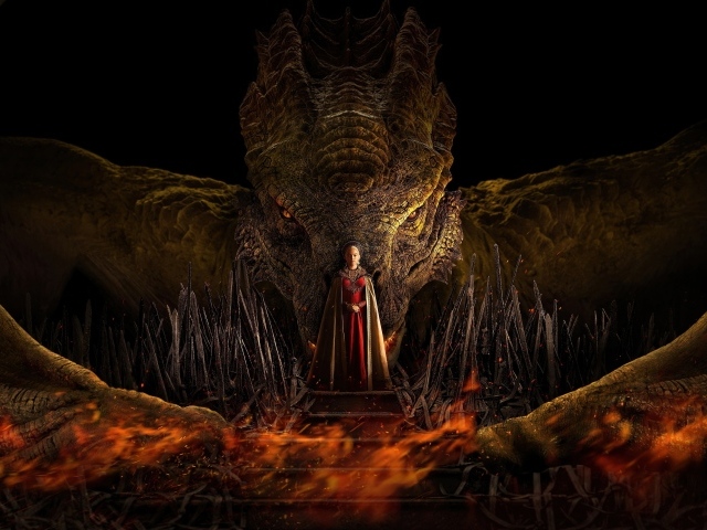 Фантастический дракон и принц