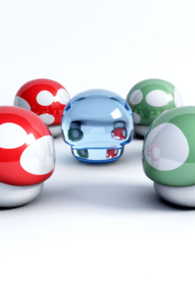 Грибы из игры Марио