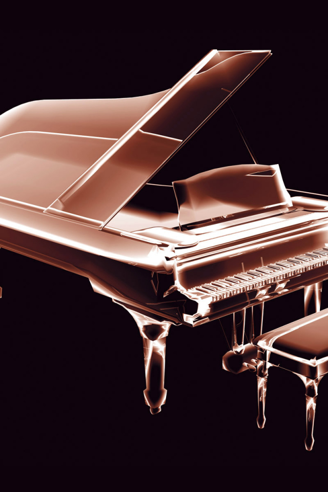 Неоновое пианино