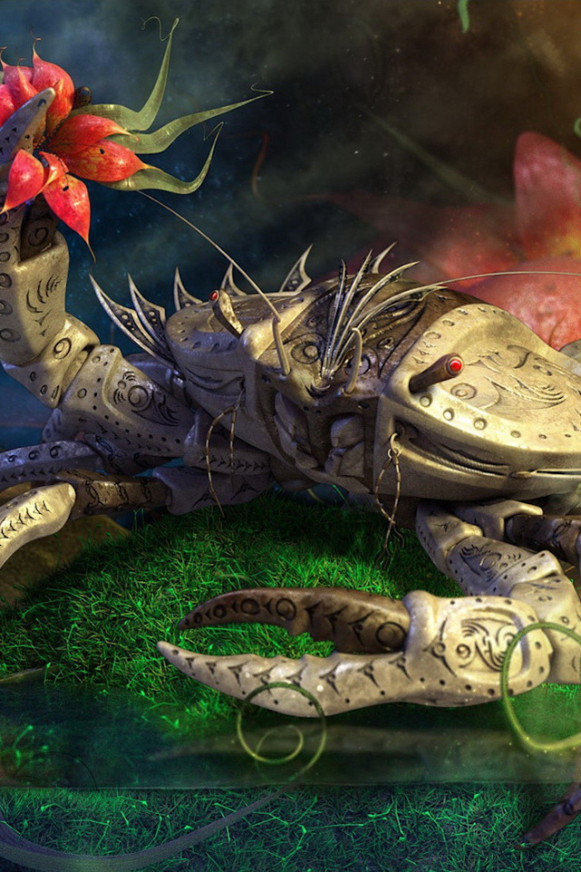 Металлический краб