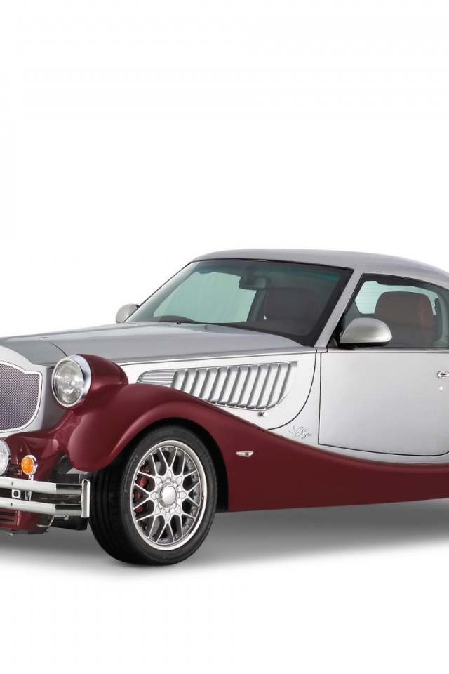 Bufori Maroon Silver