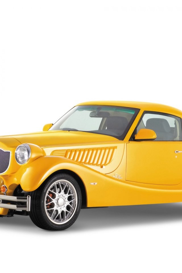 Желтый автомобиль Bufori