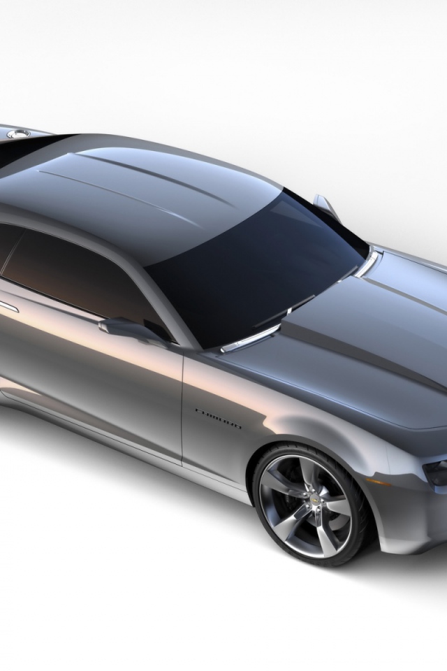 Серебряный Camaro