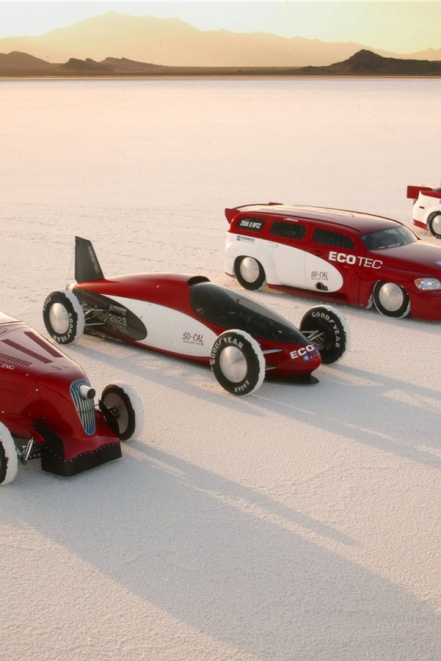 Chevrolet на солевом озере