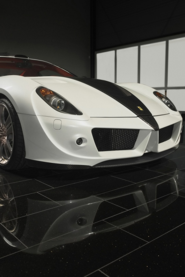 599 GTB черно белый Ferrari