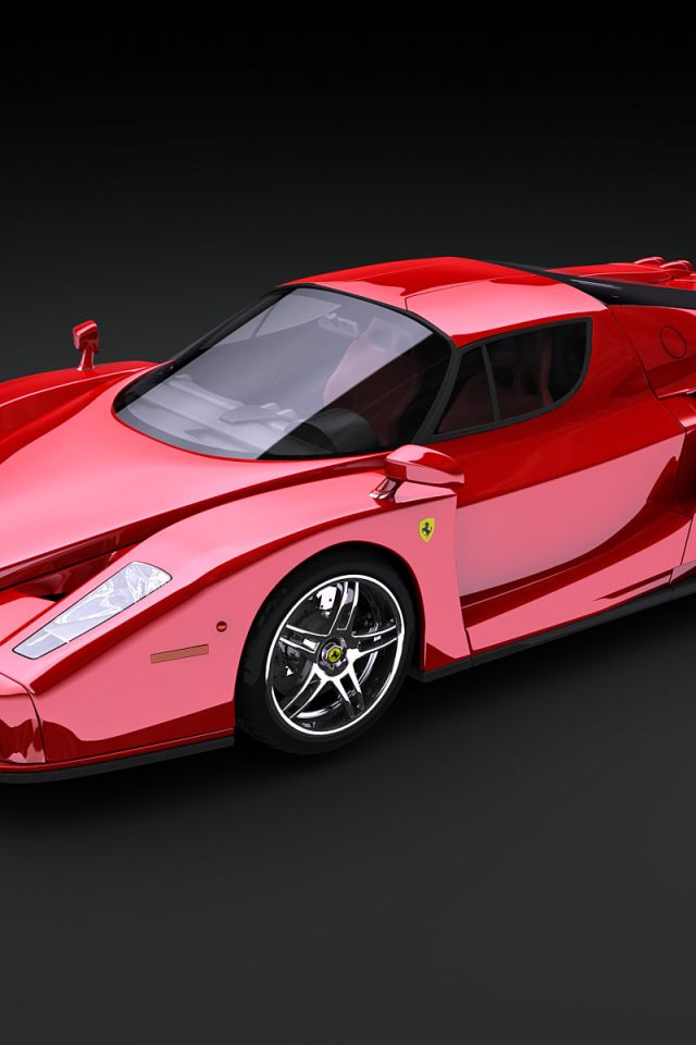 Красный Ferrari Enzo