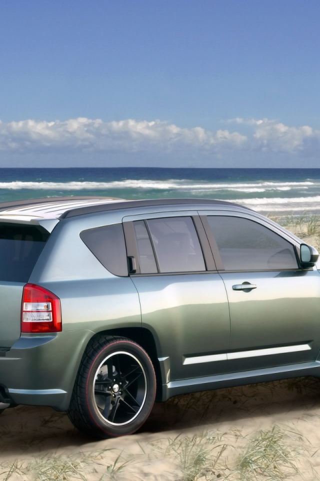 Jeep Compass у моря