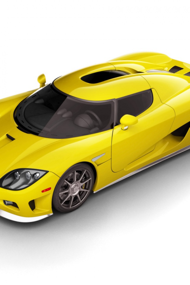 Желтый Koenigsegg