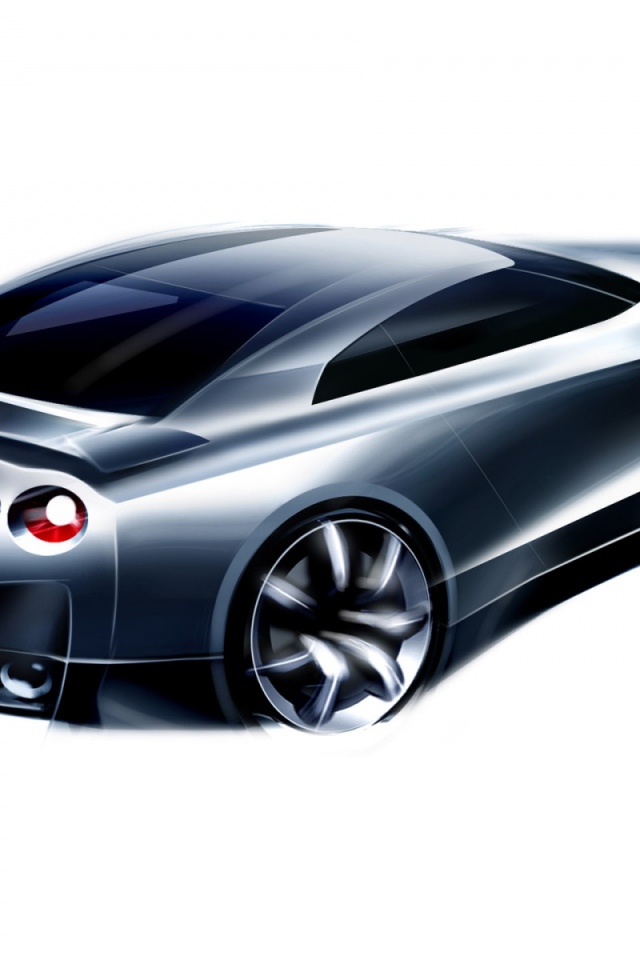Рисунок прототипа Nissan GT R