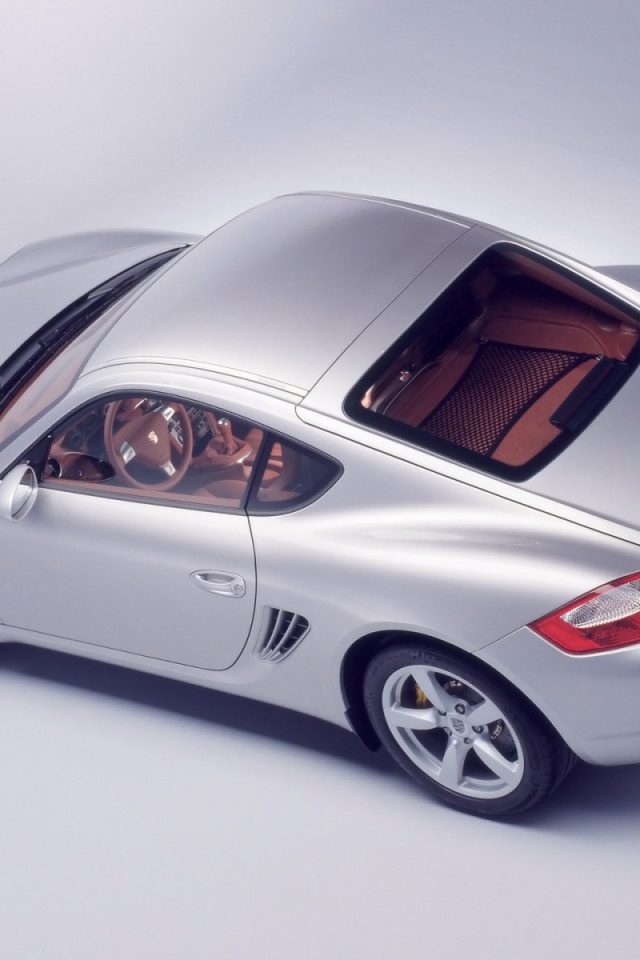 Porsche Cayman сверху