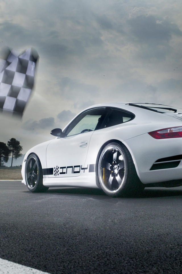 Porsche  выход на финиш