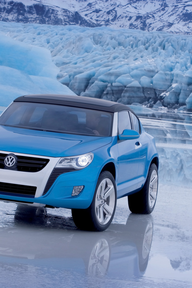 Volkswagen на льду