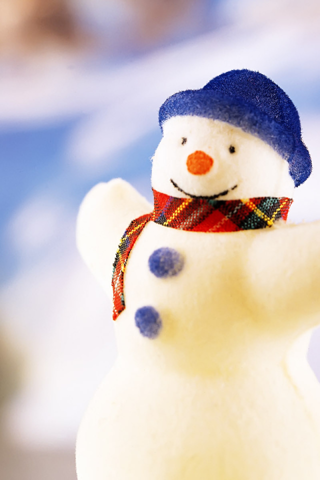 Смешной снеговик / Рождество