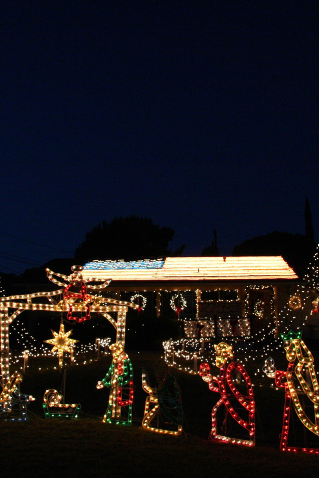 Светящиеся гирлянды / Рождество