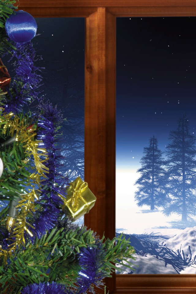 Зима за окном / Рождество