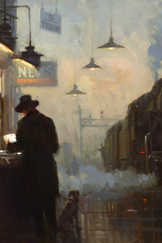 У железнодорожного вокзала