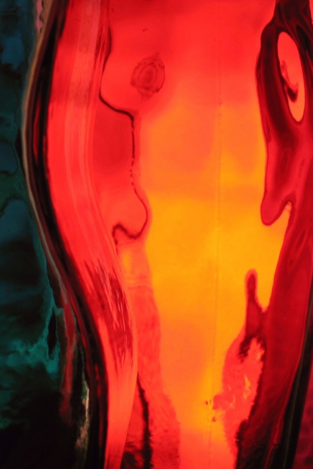 Окрашеная бутылка