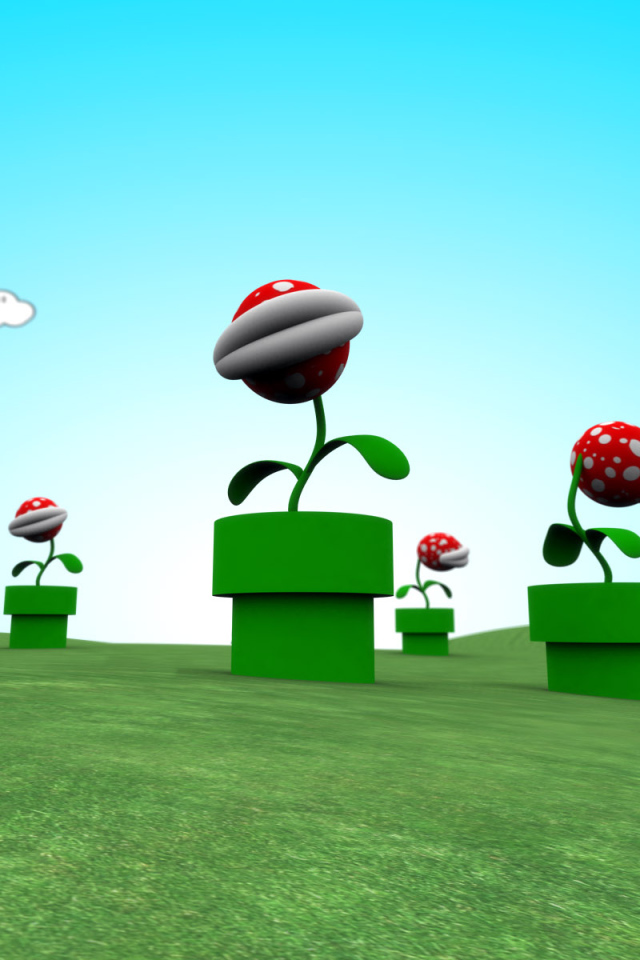 Цветы из игры Марио