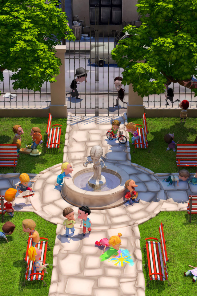 Школьный двор