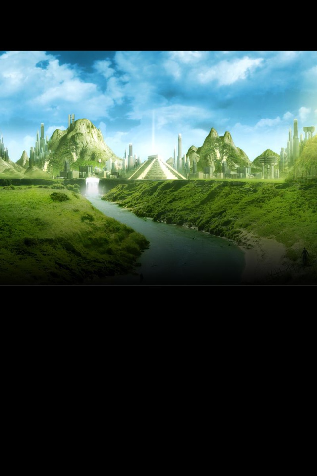 Храм и пирамиды