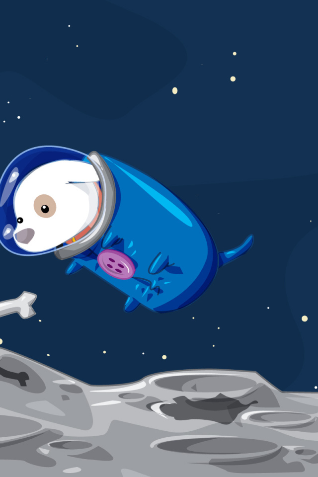 Собака на луне