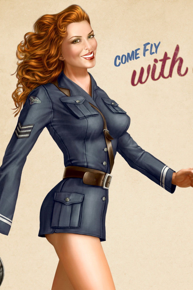 Ретро Стюардесса
