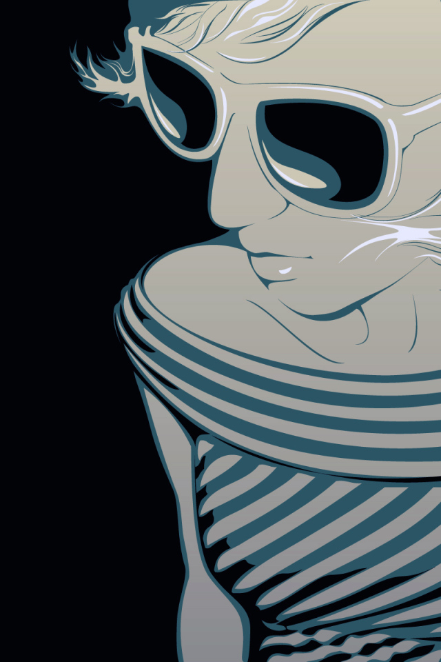 Девушка ретро