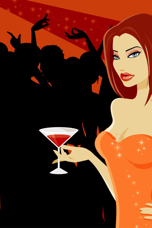 Девушка на вечеринке