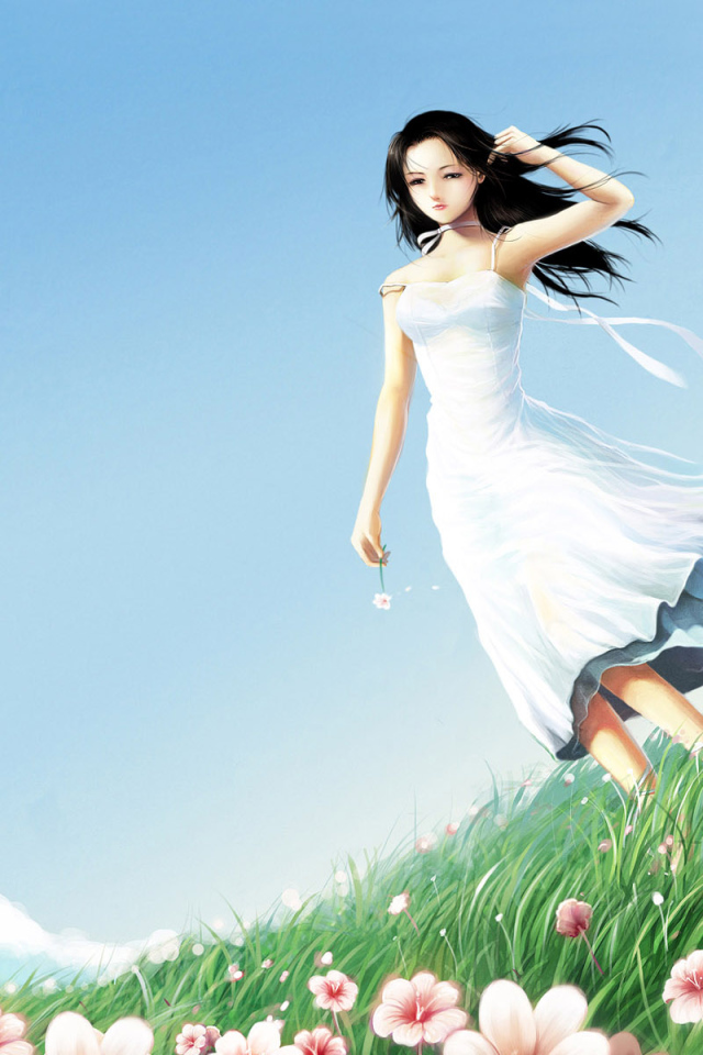 Девушка в поле