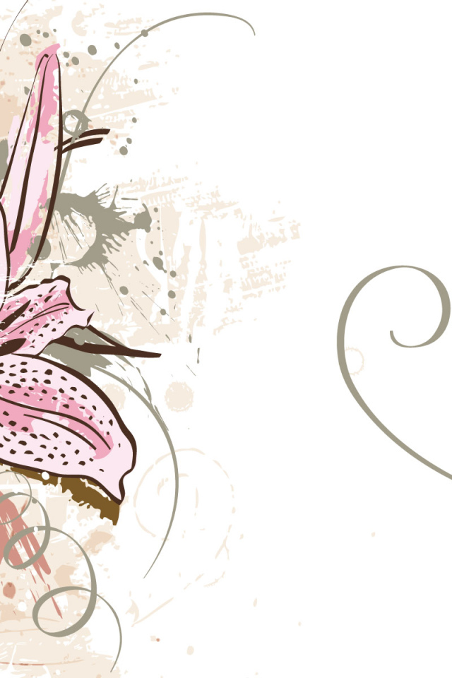 Алый цветок