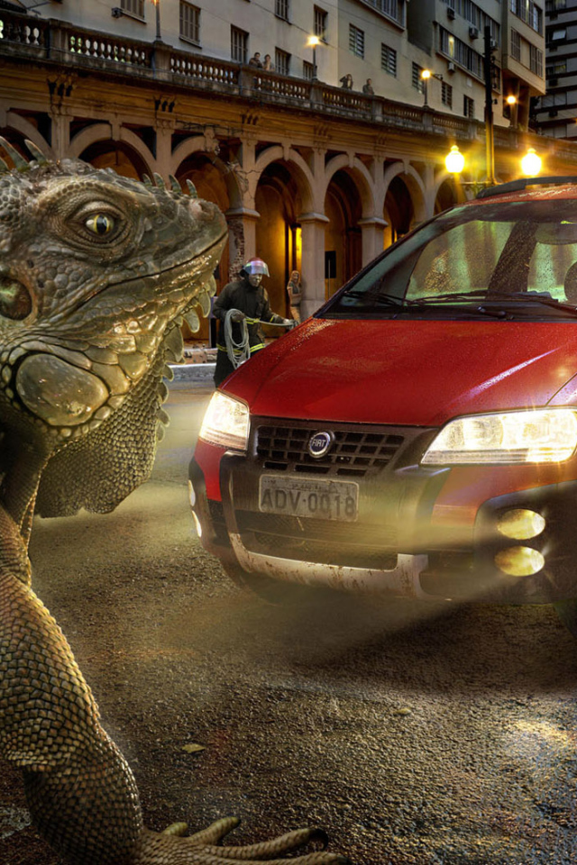 Ящерица мутант