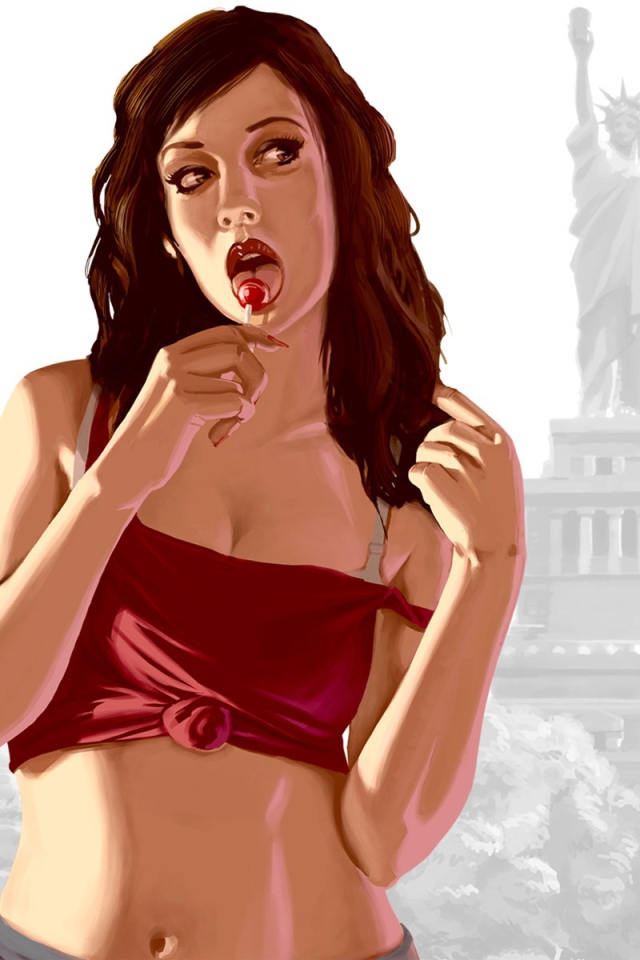 Девушка из Grand Theft Auto 4