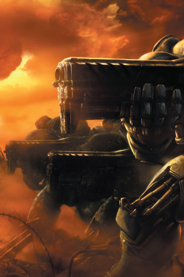 Солдаты из игры Star Craft 2