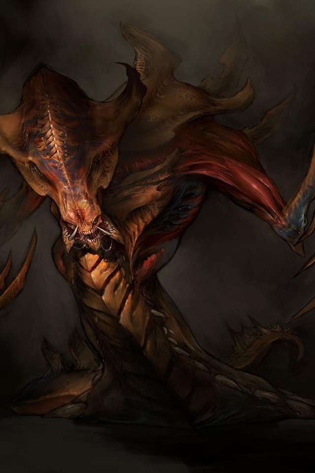 Зерг из игры Star Craft 2