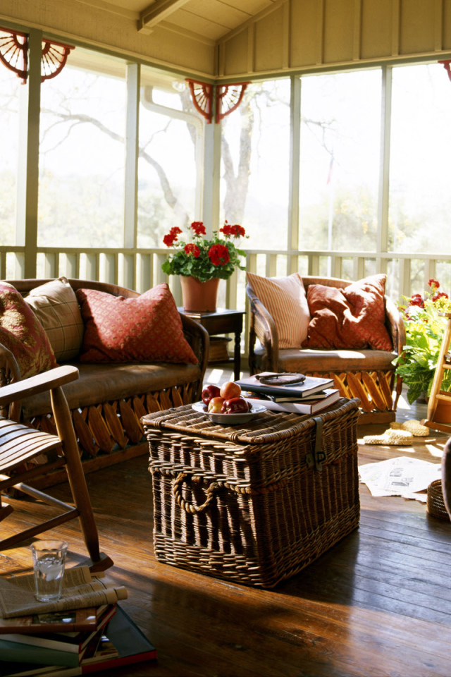 Комната с видом на террасу