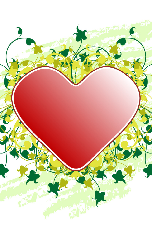 Нарисованное сердечко