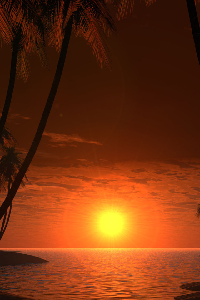 Красивый закат