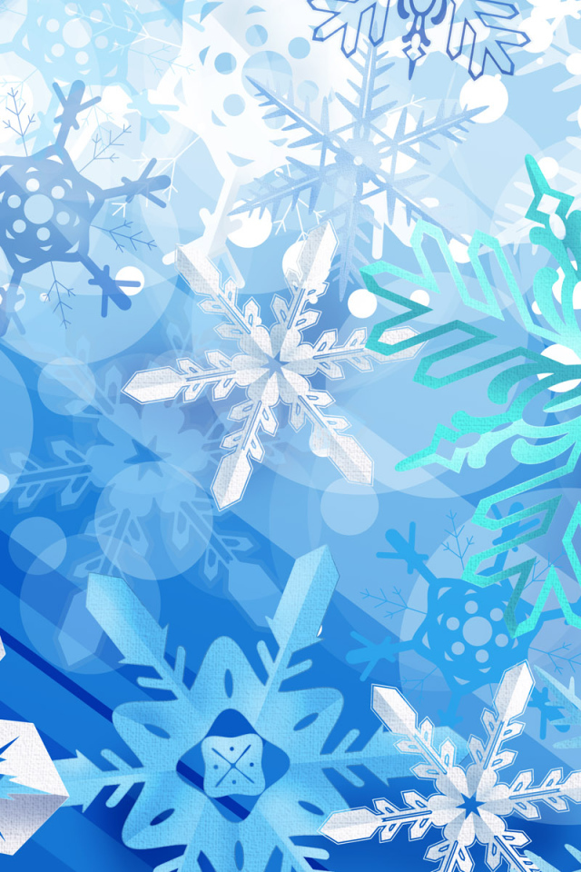 Красивые снежинки / Новый Год