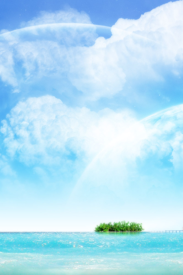 Голубое небо