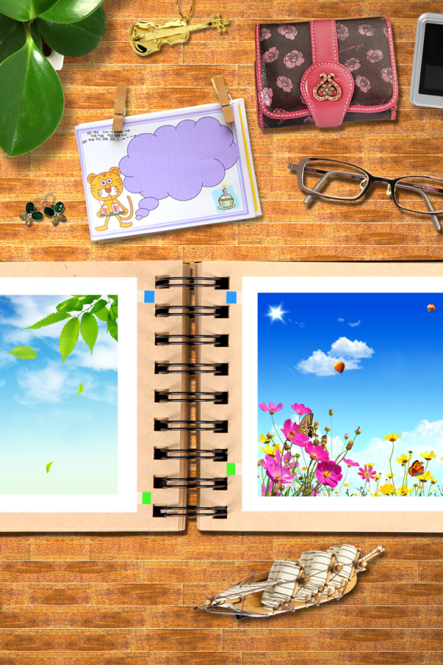 Рабочий стол девушки