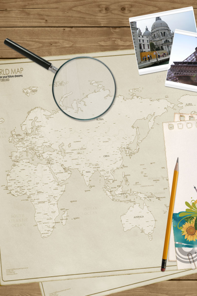 Рабочий стол путешественника