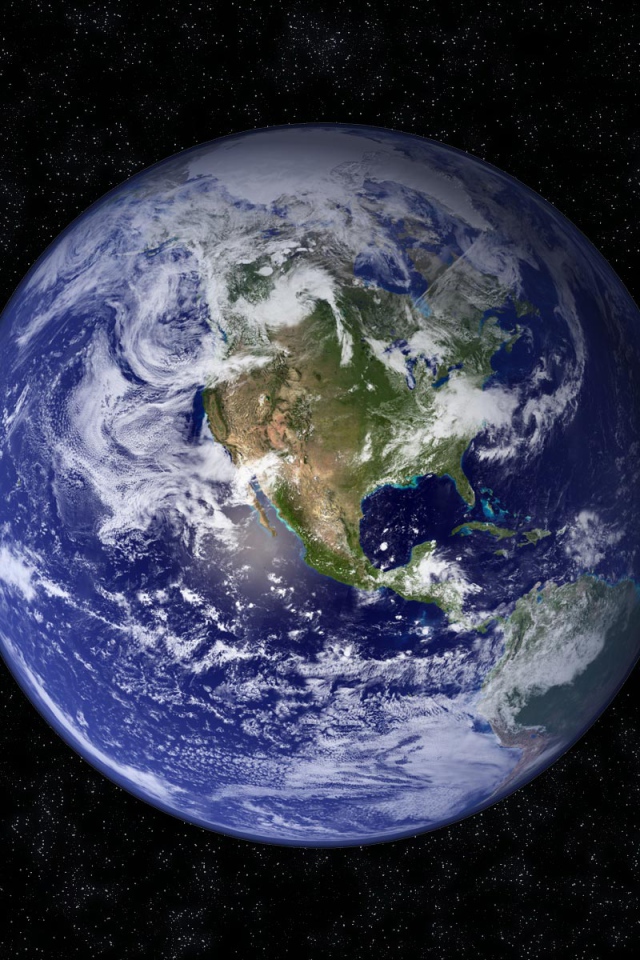 Синий мрамор, Земля