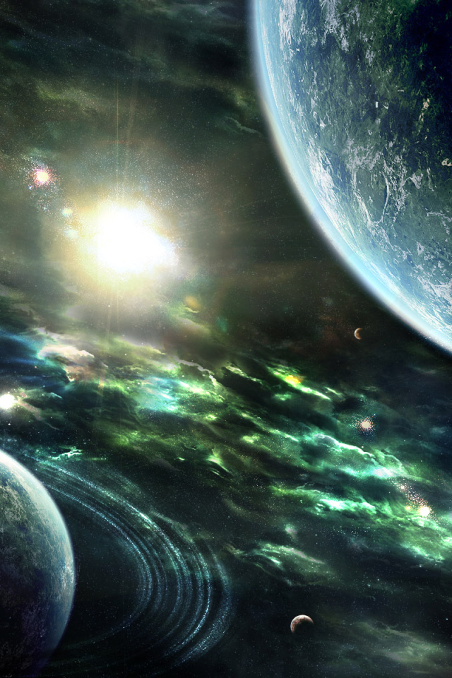 Соседствующие планеты и их спутники