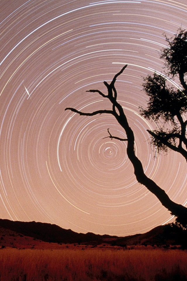 Следы Звезды / Парк Namib-Naukluft / Пустыня Намиб / Намибия / Африка