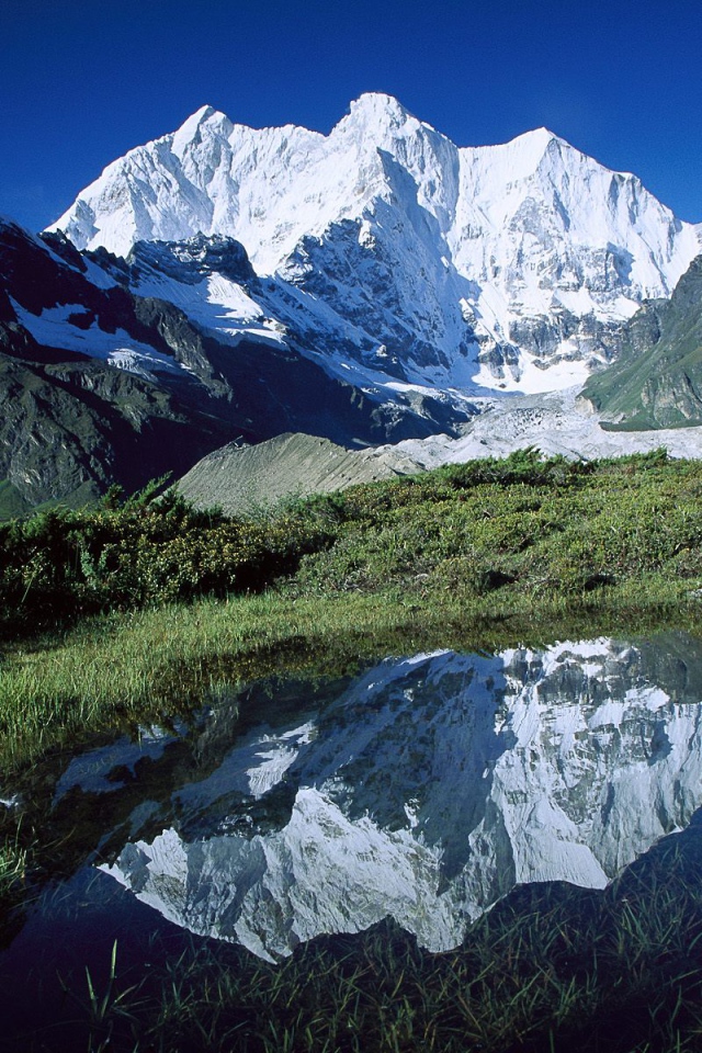 Пик Чомолонзо / Ледник Кангшунг / Тибет