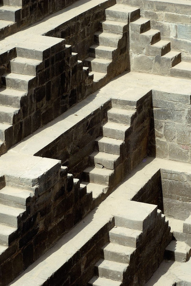 Детали Чанг Баори / Абанери / Раджастан / Индия