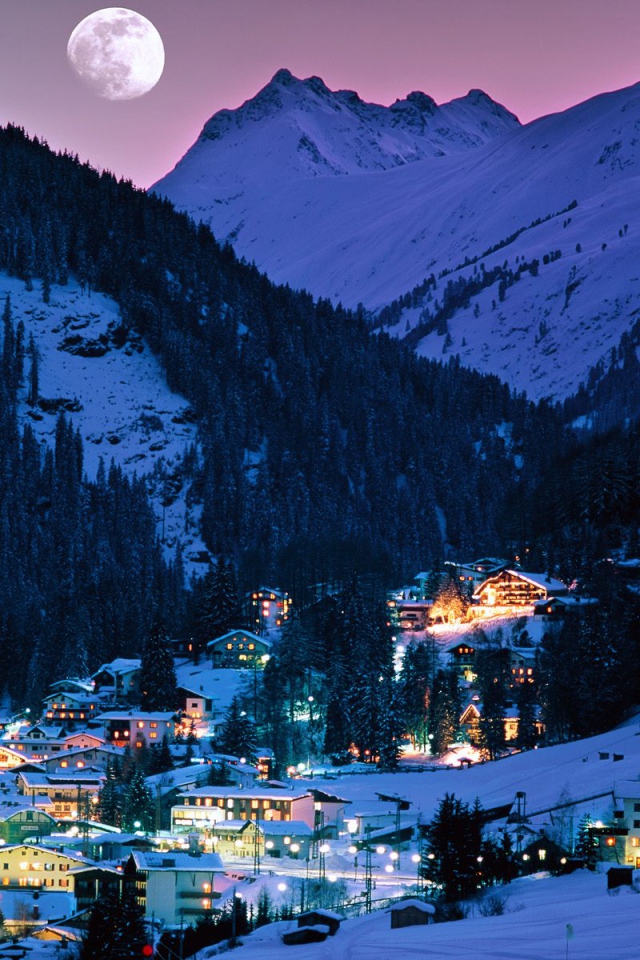 Св.  Антон в Arlberg, Тироль, Австрия