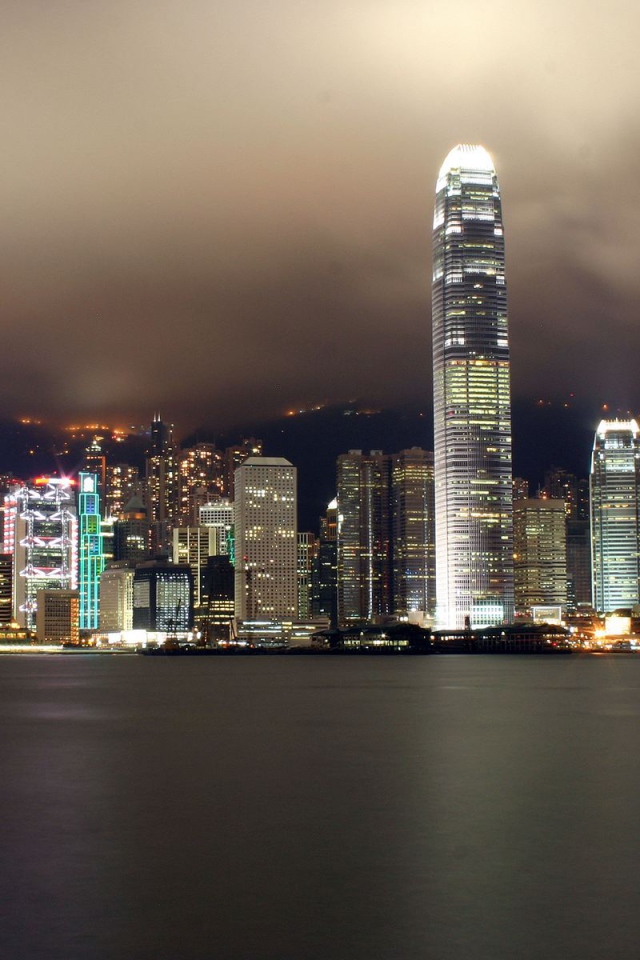 Гонконг ночью