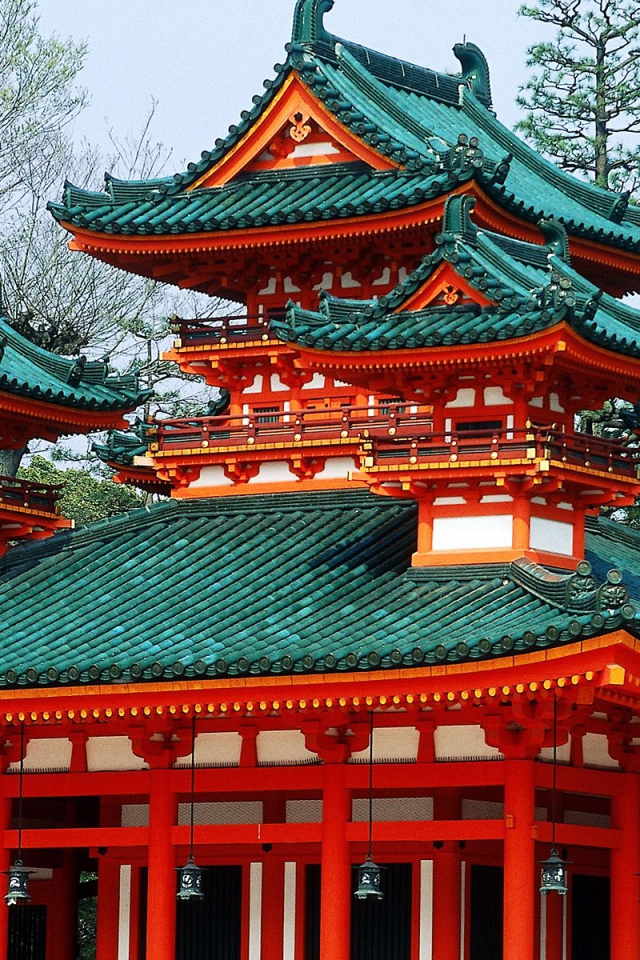 Святыня Heian, Киото, Япония