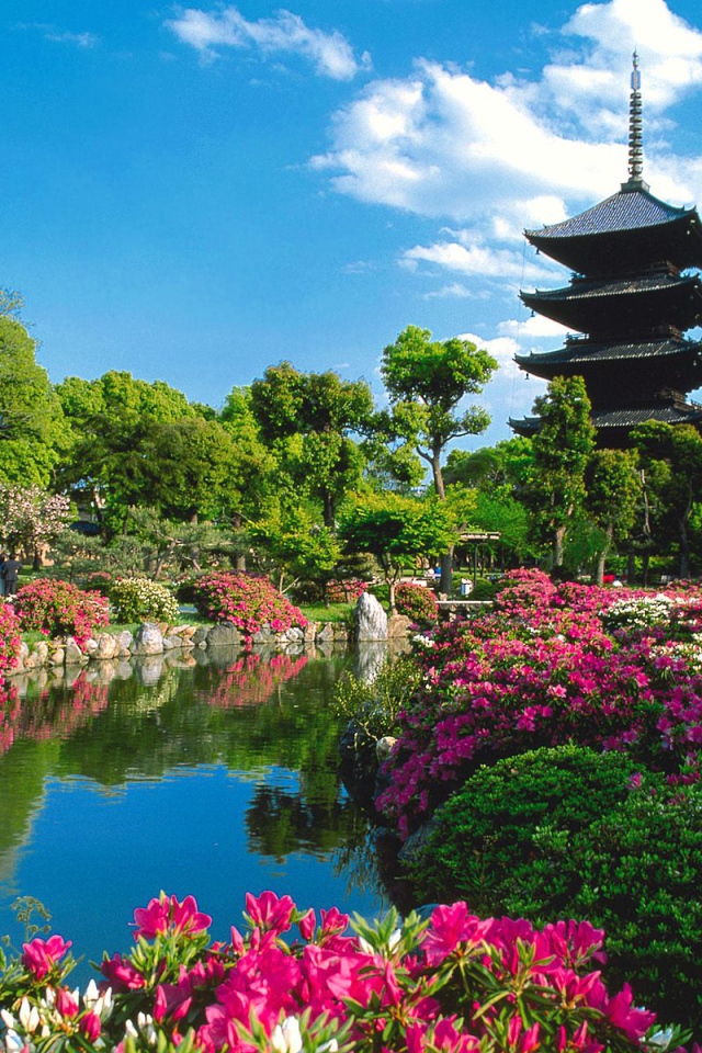 Храм Toji, Киото, Япония